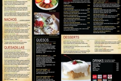 Texican menu