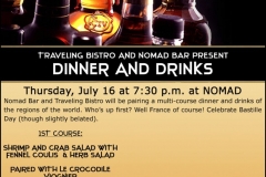 Traveling Bistro Makers Mark Dinner and Drinks